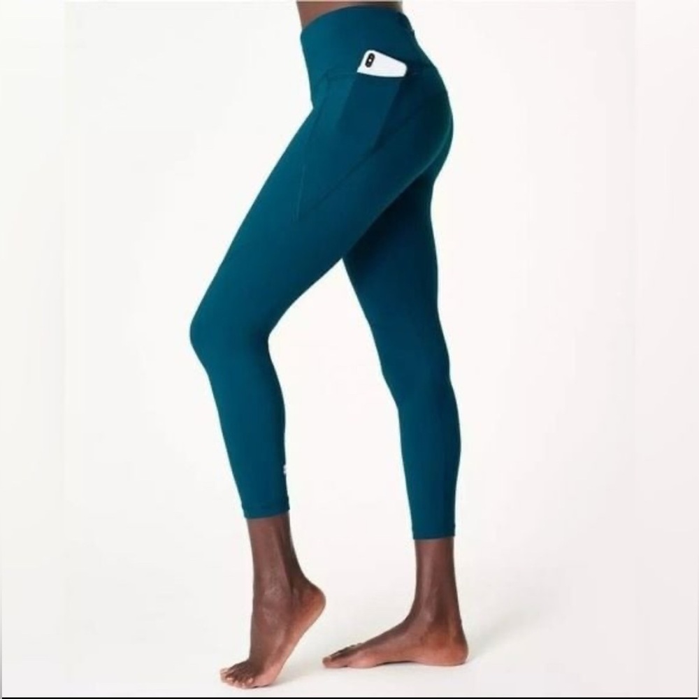 Sweaty Betty Power Leggings Small Full Length Teal